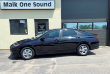 2022 Hyundai Elantra with professional window tint in North Bay